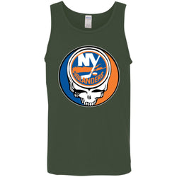 New York Islanders Grateful Dead Steal Your Face Hockey Nhl Shirts Men Cotton Tank