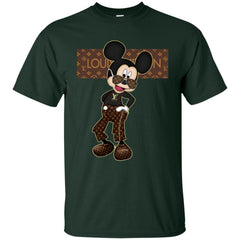 Best Louis Vuitton Mickey Fashion T-shirt Men Cotton T-Shirt Men Cotton T-Shirt - parenttees