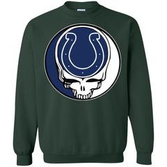 Indianapolis Colts Grateful Dead Steal Your Face Football Nfl Shirts Crewneck Pullover Sweatshirt Crewneck Pullover Sweatshirt - parenttees