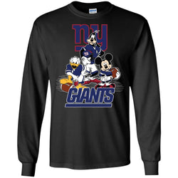 Mickey Mouse New York Giants American Football Nfl Sports Shirt Men Long Sleeve Shirt