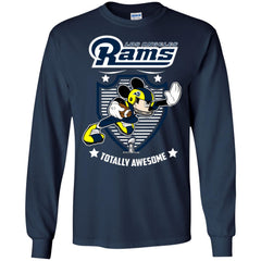 Nfl – Los Angeles Rams Totally Awesome Mickey Mouse Super Bowl 2019 Football Men Long Sleeve Shirt Men Long Sleeve Shirt - parenttees