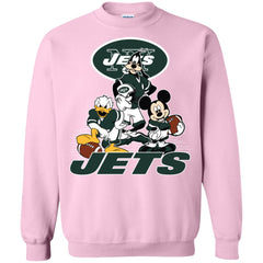 Mickey Mouse New York Jets American Football Nfl Sports Shirt Crewneck Pullover Sweatshirt Crewneck Pullover Sweatshirt - parenttees