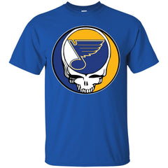 St Louis Blues Grateful Dead Steal Your Face Hockey Nhl Shirts Men Cotton T-Shirt Men Cotton T-Shirt - parenttees