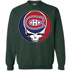 Montreal Canadiens Grateful Dead Steal Your Face Hockey Nhl Shirts Crewneck Pullover Sweatshirt Crewneck Pullover Sweatshirt - parenttees