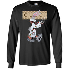 Gucci Rabbit Smoking Tshirt Men Long Sleeve Shirt Men Long Sleeve Shirt - parenttees