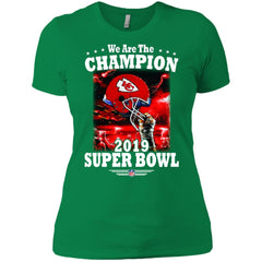 Nfl – Kansas City Chiefs We Are The Champion 2019 Super Bowl Football Women Cotton T-Shirt Women Cotton T-Shirt - parenttees