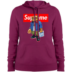 Supreme Bear Style Music T-shirt Women Hooded Sweatshirt Women Hooded Sweatshirt - parenttees