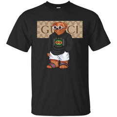 Best Gucci Bear Style Fashion T-shirt Men Cotton T-Shirt Men Cotton T-Shirt - parenttees