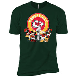 Nfl – Kansas City Chiefs Super Bowl 2019 Mickey Mouse Minnie Mouse Donald Duck Daisy Duck Football Men Short Sleeve T-Shirt