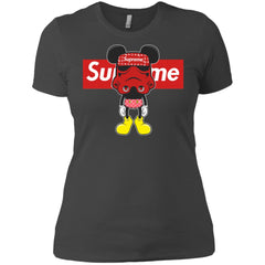 Supreme Robot Mickey Hot T-shirt Women Cotton T-Shirt Women Cotton T-Shirt - parenttees