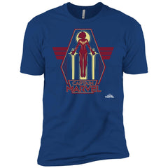 Captain Marvel Red Yellow Flight Powers Men Short Sleeve T-Shirt Men Short Sleeve T-Shirt - parenttees