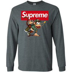 Supreme Monkey T-shirt Men Long Sleeve Shirt Men Long Sleeve Shirt - parenttees