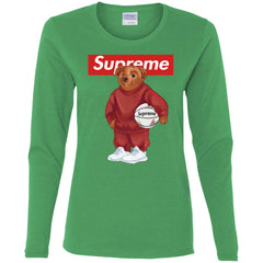 Supreme Bear Sport T-shirt Women Long Sleeve Shirt Women Long Sleeve Shirt - parenttees