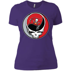 Tampa Bay Buccaneers Grateful Dead Steal Your Face Football Nfl Shirts Women Cotton T-Shirt Women Cotton T-Shirt - parenttees