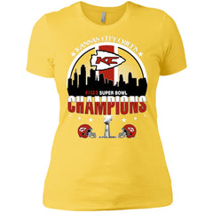 Nfl – Kansas City Chiefs 2019 Super Bowl Champions Football Women Cotton T-Shirt Women Cotton T-Shirt - parenttees