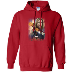 Marvel Captain Marvel Powers Portrait Pullover Hoodie Sweatshirt Pullover Hoodie Sweatshirt - parenttees