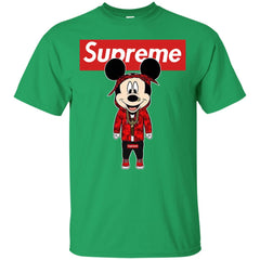 Supreme Mickey Style Fashion T-shirt Men Cotton T-Shirt Men Cotton T-Shirt - parenttees