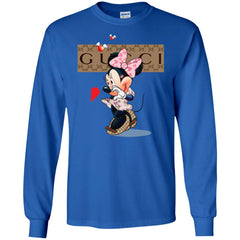 Minnie Mouse Love Couple T-shirt Valentine's Day T-shirt Men Long Sleeve Shirt Men Long Sleeve Shirt - parenttees