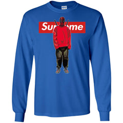 Supreme Deadpool Hiphop T-shirt Men Long Sleeve Shirt Men Long Sleeve Shirt - parenttees