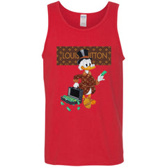 Louis Vuitton Donald Duck T-shirt Men Cotton Tank Men Cotton Tank - parenttees