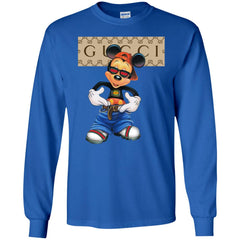 Gucci Logo Shirt Mickey Mouse T-shirt Men Long Sleeve Shirt Men Long Sleeve Shirt - parenttees