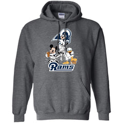 Nfl – Los Angeles Rams Donald Duck Goofy Mickey Mouse Super Bowl 2019 Football Pullover Hoodie Sweatshirt Pullover Hoodie Sweatshirt - parenttees