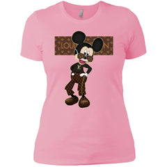 Best Louis Vuitton Mickey Fashion T-shirt Women Cotton T-Shirt Women Cotton T-Shirt - parenttees