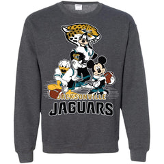 Mickey Mouse Jacksonville Jaguar American Football Nfl Sports Shirt Crewneck Pullover Sweatshirt Crewneck Pullover Sweatshirt - parenttees