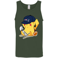 Nfl - New England Patriots Pikachu Super Bowl 2019 Football Men Cotton Tank Men Cotton Tank - parenttees