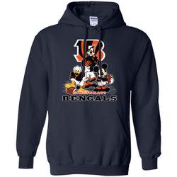 Mickey Mouse Cincinnati Bengals American Football Nfl Sports Shirt Pullover Hoodie Sweatshirt