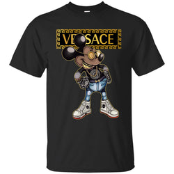 Versace Mickey Mouse Cartoon T-shirt Men Cotton T-Shirt