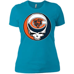 Chicago Bears Grateful Dead Steal Your Face Football Nfl Shirts Women Cotton T-Shirt Women Cotton T-Shirt - parenttees