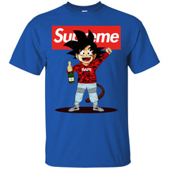 Supreme Songoku T-shirt Men Cotton T-Shirt Men Cotton T-Shirt - parenttees