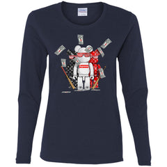 Supreme Lego Robot T-shirt Women Long Sleeve Shirt Women Long Sleeve Shirt - parenttees