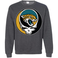 Jacksonville Jaguars Grateful Dead Steal Your Face Football Nfl Shirts Crewneck Pullover Sweatshirt Crewneck Pullover Sweatshirt - parenttees