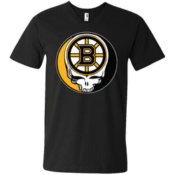 Boston Bruins Grateful Dead Steal Your Face Hockey Nhl Shirts Men V-Neck T-Shirt