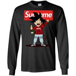 Supreme Songoku T-shirt Men Long Sleeve Shirt