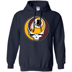 Washington Redskins Grateful Dead Steal Your Face Football Nfl Shirts Pullover Hoodie Sweatshirt