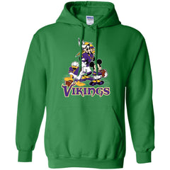 Mickey Mouse Minnesota Vikings American Football Nfl Sports Shirt Pullover Hoodie Sweatshirt Pullover Hoodie Sweatshirt - parenttees