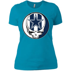 Dallas Cowboys Grateful Dead Steal Your Face Football Nfl Shirts Women Cotton T-Shirt Women Cotton T-Shirt - parenttees