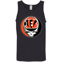 Cincinnati Bengals Grateful Dead Steal Your Face Football Nfl Shirts Men Cotton Tank