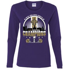 Nfl – New Orleans Saints 2019 Super Bowl Champions Football Women Long Sleeve Shirt Women Long Sleeve Shirt - parenttees