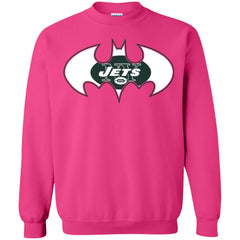 We Are The New York Jets Batman Nfl Mashup Crewneck Pullover Sweatshirt Crewneck Pullover Sweatshirt - parenttees