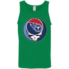 Tennessee Titans Grateful Dead Steal Your Face Football Nfl Shirts Men Cotton Tank Men Cotton Tank - parenttees