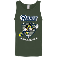 Nfl – Los Angeles Rams Totally Awesome Mickey Mouse Super Bowl 2019 Football Men Cotton Tank Men Cotton Tank - parenttees