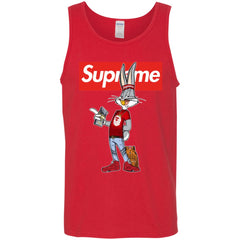 Supreme Rabbit Money Men Cotton Tank Men Cotton Tank - parenttees