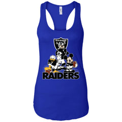 Mickey Mouse Oakland Raiders American Football Nfl Sports Shirt Women Tank Top Women Tank Top - parenttees