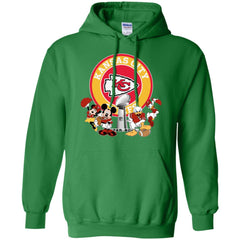 Nfl – Kansas City Chiefs Super Bowl 2019 Mickey Mouse Minnie Mouse Donald Duck Daisy Duck Football Pullover Hoodie Sweatshirt Pullover Hoodie Sweatshirt - parenttees