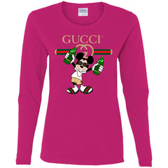 Gucci Mickey Mouse Top Trending T-shirt Women Long Sleeve Shirt Women Long Sleeve Shirt - parenttees