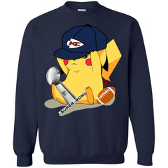 Nfl – Kansas City Chiefs Pikachu Super Bowl 2019 Football Crewneck Pullover Sweatshirt Crewneck Pullover Sweatshirt - parenttees